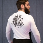 rashguard jiu jitsu blanc