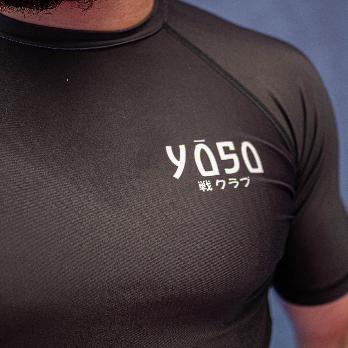 Rashguard de Grappling , JJB, MMA - noir – Image 4