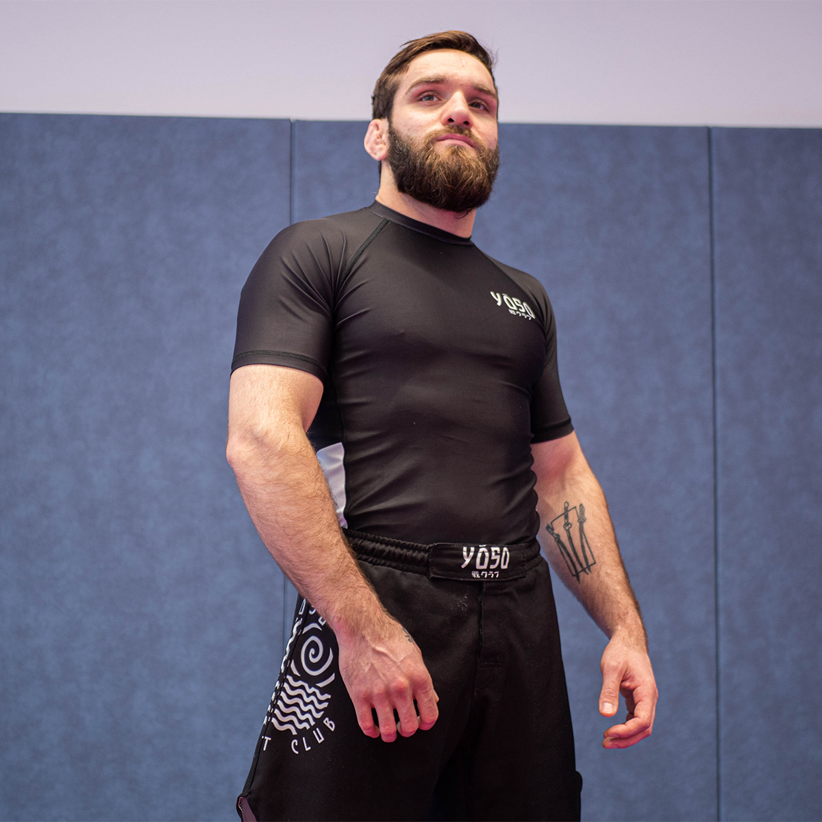 Rashguard de Grappling , JJB, MMA - noir – Image 5